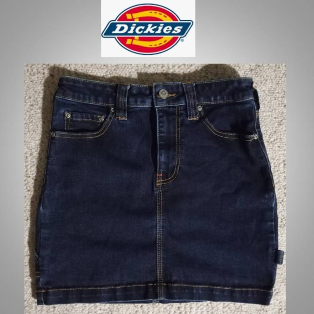 🔥 3/$30 Dickies Girl - Jerry Leigh of California denim skirt juniors size 5